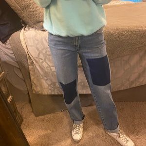 Joe’s Jeans boyfriend with cuffed ankles